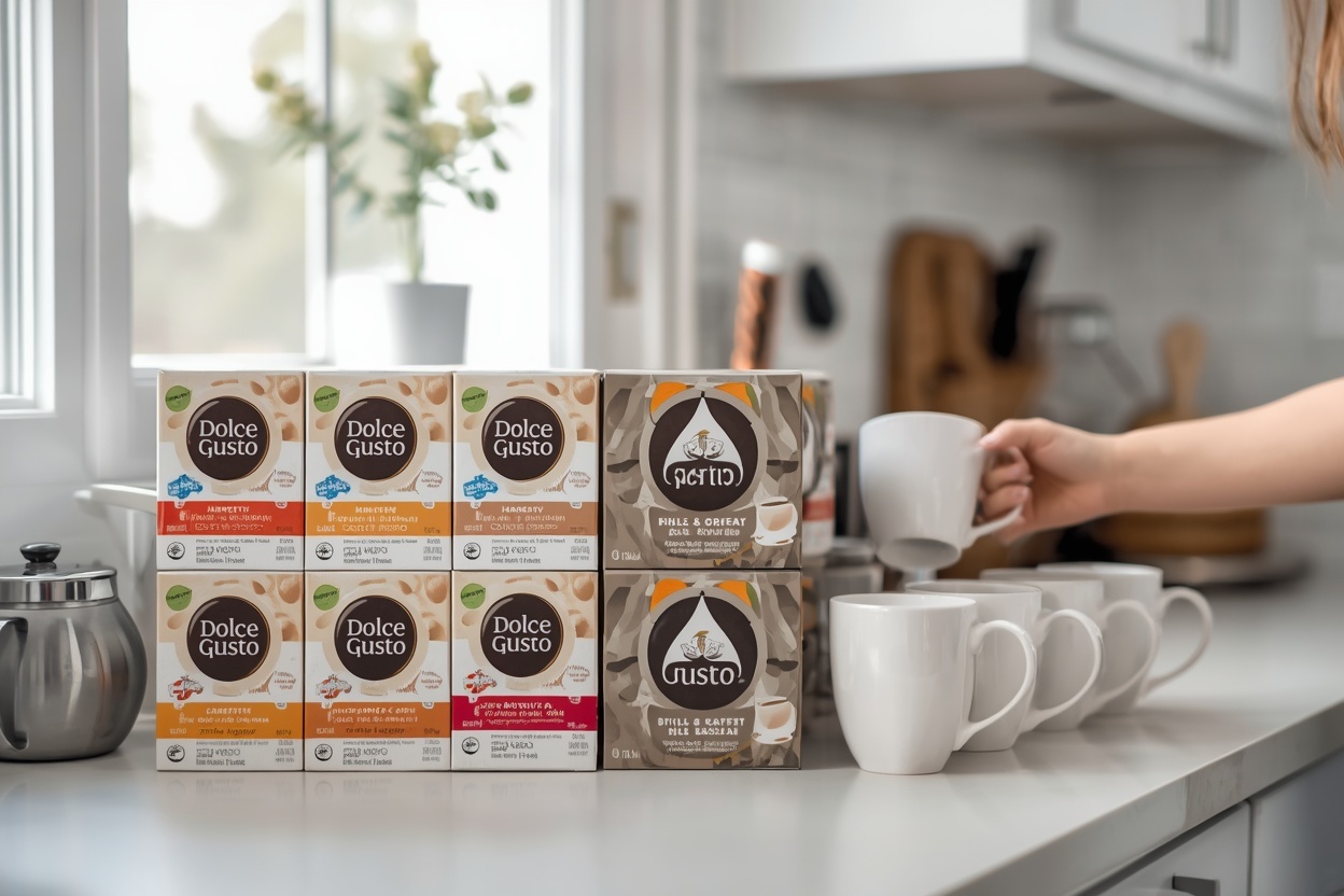 Discover the best Dolce Gusto Coffee Pods for every taste. Compare flavors, strengths, and blends to find the perfect cup for every coffee break.